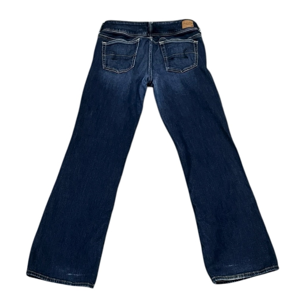 American Eagle Denim Y2K Slim Bootcut Dark Jeans Low Rise 29X31 - Picture 2 of 10